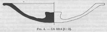 AMPHORA, NECK AND LID (BOEOTIAN GEOMETRIC, SILHOUETTE)