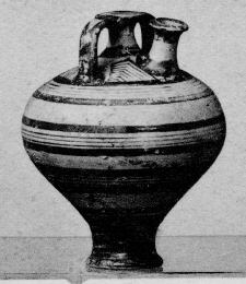 STIRRUP JAR (MYCENEAN)