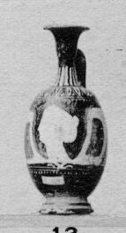 LEKYTHOS, SQUAT (SOUTH ITALIAN, GNATHIAN, BLACK GLAZE)