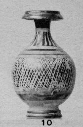 BOTTLE (SOUTH ITALIAN, GNATHIAN, BLACK GLAZE)