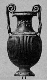 KRATER, VOLUTE (SOUTH ITALIAN, GNATHIAN, BLACK GLAZE)