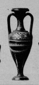 AMPHORA, BELLY (SOUTH ITALIAN, GNATHIAN, BLACK GLAZE)
