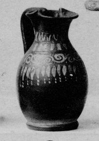 OINOCHOE (SOUTH ITALIAN, GNATHIAN, BLACK GLAZE)