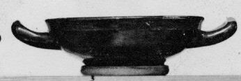 CUP, STEMLESS (ATHENIAN, BLACK GLAZE)
