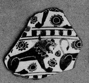 PYXIS, FRAGMENT (EAST GREEK, NAUCRATITE, BLACK-FIGURE)