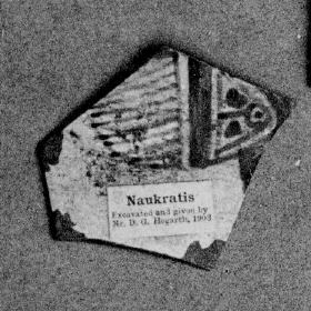 CHALICE, FRAGMENT (EAST GREEK, NAUCRATITE)
