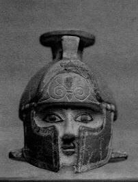 FIGURE VASE, ARYBALLOS (EAST GREEK, PLASTIC)