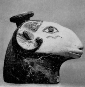 FIGURE VASE, ARYBALLOS (EAST GREEK, PLASTIC)