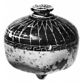 FIGURE VASE (EAST GREEK, BLACK-FIGURE)