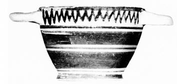 SKYPHOS (CORINTHIAN, BLACK PATTERN)