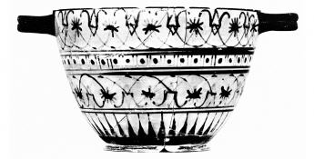 SKYPHOS (BOEOTIAN, BLACK PATTERN)