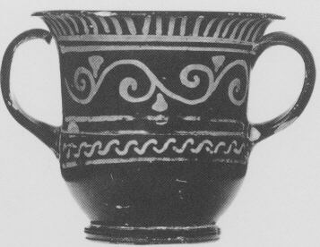 KANTHAROS (SOUTH ITALIAN, APULIAN, BLACK GLAZE)
