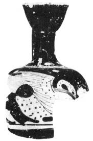 LEKYTHOS, SQUAT, FRAGMENT (ATHENIAN, RED-FIGURE)