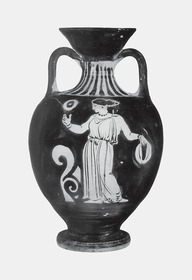 AMPHORA, NECK (SOUTH ITALIAN, APULIAN, RED-FIGURE)