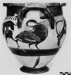 KRATER, COLUMN (NORTH GREEK, BLACK-FIGURE)