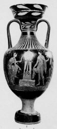 AMPHORA, PANATHENAIC SHAPE (SOUTH ITALIAN, APULIAN, RED-FIGURE)