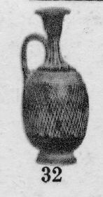 LEKYTHOS, SQUAT (SOUTH ITALIAN, GNATHIAN, BLACK GLAZE)