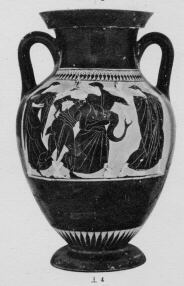 AMPHORA, BELLY, TYPE B (ATHENIAN, BLACK-FIGURE)