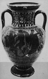 AMPHORA, NECK (ATHENIAN, BLACK-FIGURE)
