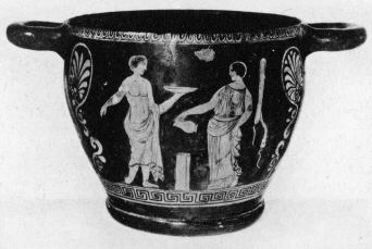 SKYPHOS (SOUTH ITALIAN, APULIAN, RED-FIGURE)