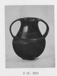 AMPHORA, BELLY (ETRUSCAN, BUCCHERO)