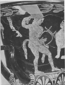 KRATER, CALYX (ETRUSCAN, RED-FIGURE)