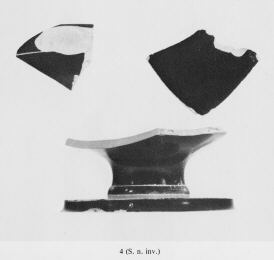 PLATE, STEMMED (ATHENIAN, BLACK GLAZE)