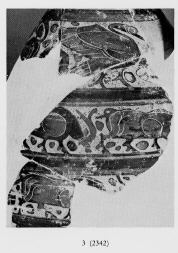 OLPE, FRAGMENTS (ETRUSCO-CORINTHIAN, BLACK-FIGURE)