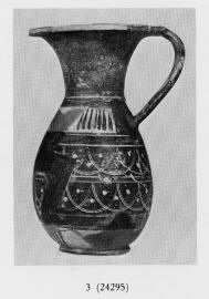 OLPE (ETRUSCAN, BLACK GLAZE)