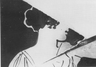 LEKANIS LID, FRAGMENTS (ATHENIAN, RED-FIGURE)