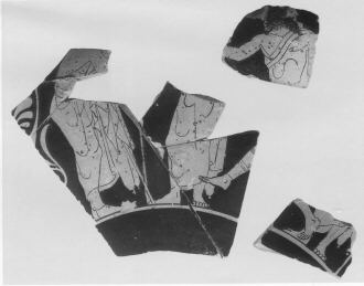CUP, FRAGMENTS (SOUTH ITALIAN, APULIAN, RED-FIGURE)