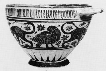 SKYPHOS (CORINTHIAN, BLACK-FIGURE)