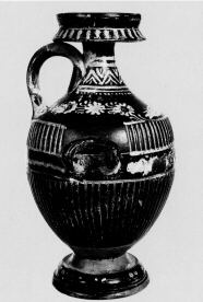 HYDRIA (SOUTH ITALIAN, GNATHIAN, BLACK GLAZE)