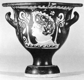 KRATER, BELL (SOUTH ITALIAN, APULIAN, RED-FIGURE)