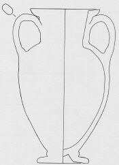AMPHORA, NECK (CHALCIDIAN, BLACK-FIGURE)