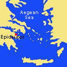 Map of Greece and the Aegean