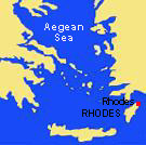 Map of Greece and the Aegean