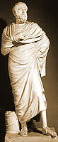 Plaster cast of statue of Sophokles. Ashmolean Museum, Cast Gallery. Cast No. C141b