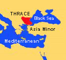 Map of the Mediterranean and Black Sea