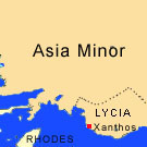 Map of part of Asia Minor