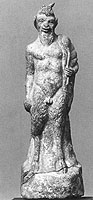 Clay statuette from Anthedon. Berlin. Antikensammlung TC 8210. Phot. Mus. Ant 6083