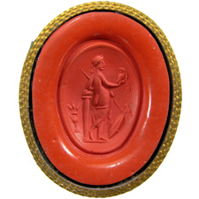 Cameo. Woman washes