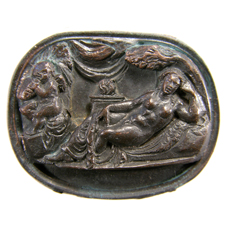 Cameo. Herakles reclining