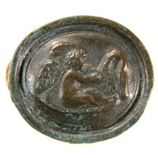 Cameo. Eros and swan