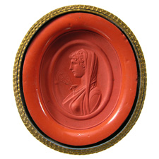 Cornelian. Psyche bust