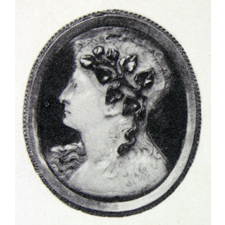 Cameo. Bust of Dioynsos