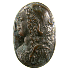 Cameo. 'Omphale' bust