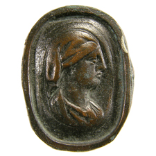 Cameo. Woman's bust