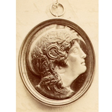 Cameo. Warrior's head