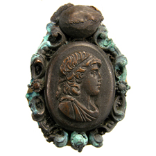 Cameo. Youth bust